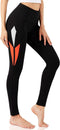 High Waisted Tummy Control Leggings-Yoga-Pants with Pockets Leggings for Women Workout Squat Proof Tights